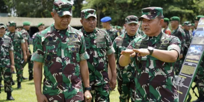 Tidak Hadir di DPR, KSAD Temui Pasukan yang Akan Tugas Menjaga Wilayah Perbatasan RI-PNG