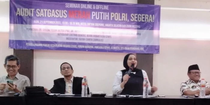 Audit Satgassus Merah Putih Polri, Segera!