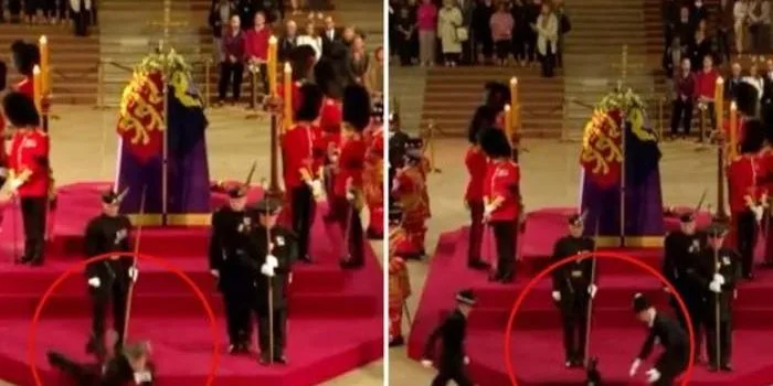 Royal Guards Jaga Peti Mati Ratu Elizabeth II Pingsan, Tertangkap Kamera