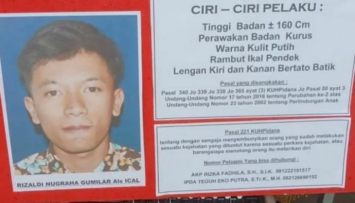 Polisi Terbitkan DPO Pelaku Kasus Penusukan Bocah 12 Tahun di Cimahi, Lengan Kiri dan Kanan Bertato Batik