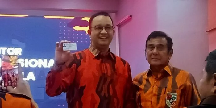 Japto Soerjosoemarno Perintahkan Kader Ormas Loreng Oranye Ini Pilih Anies Baswedan di Pilpres 2024