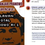 Jelang Gelar Sumpah Relawan Dukung Total Ganjar Pranowo RI-I, Tidak Terjebak Kultus Individu