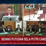 Hakim Tolak Nota Keberatan Putri Candrawathi