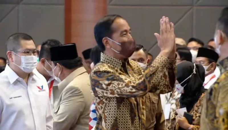 Hadiri Perayaan HUT ke-8 Partai Perindo, Jokowi Ingatkan Para Ketua Umum Partai Politik Berhati-hati Tentukan Capresnya