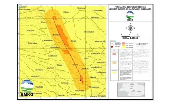 Disebut Sumber Gempa Cianjur, BMKG dan BRIN Beda Analisis Soal Sesar Cugenang