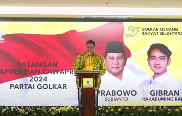 Golkar Resmi Pasang Gibran Cawapres Prabowo Subianto