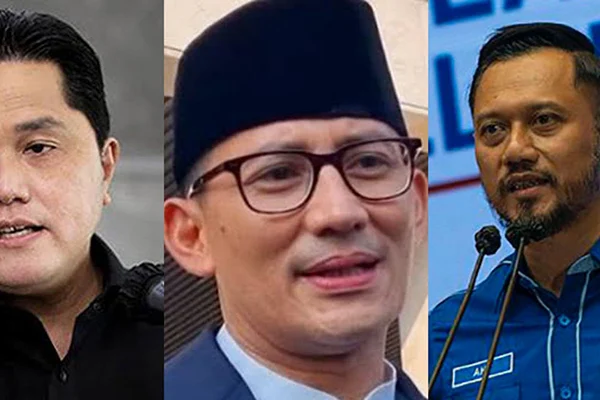 Cak Imin Geser AHY, Sandiaga Uno Tersingkir oleh Mahfud MD, Akhirnya Gibran Lengserkan Erick Thohir