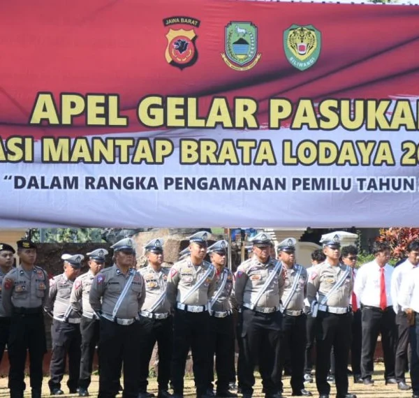 Polres Kuningan Gelar Cooling System Selama Pemilu Serentak 2024