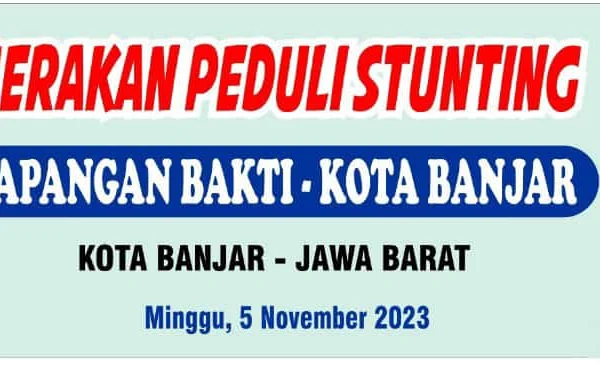 Gerakan Peduli Stunting di Kota Banjar, Komitmen Kebersamaan Lintas Sektor