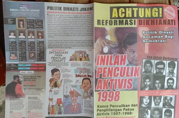 Sampul Depan Wajah Prabowo Berjudul Inilah Penculik Aktivis 1998, Mengapa Nama Koran Disebut Achtung?