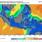 Waspada Potensi Gelombang Tinggi di Perairan Indonesia Ini pada 8 Januari 2024, Prediksi 4 Meter di Laut Natuna Utara