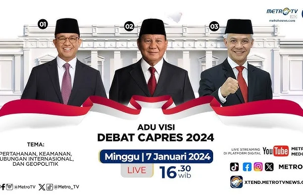 Adu Gagasan Dibarengi Ketegangan Antarcalon Presiden, Berikut Intisari Debat Pilpres ke-3