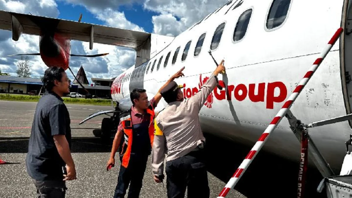 Penembakan Pesawat Wings Air, Aparat Gabungan Penyisiran di Area Kali Brasa Ujung Bandara,