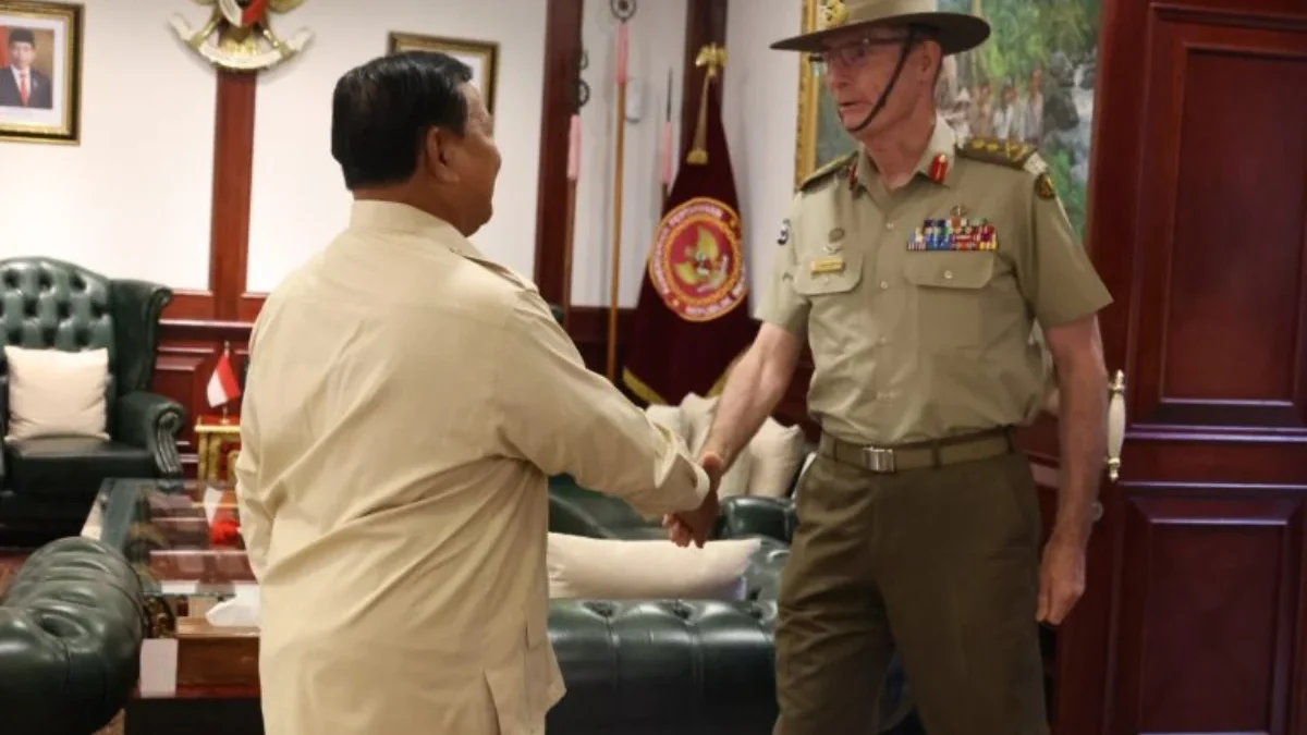 Menhan Prabowo Bertemu dengan Chief of the Australian Defence Force, Apa yang Dibahas?