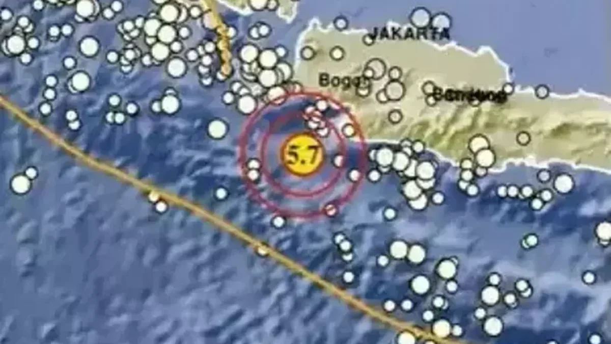 Gempa Magnitudo 5,7 Guncang Bayah Banten Dirasakan hingga Bandung, BMKG: Adanya Aktivitas Subduksi Lempeng Indo-Australia