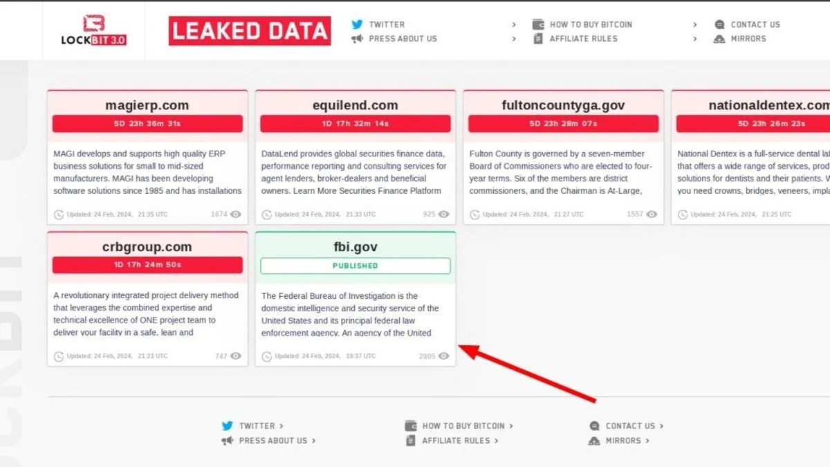 Lockbit Kembali Pulih Usai Diblokir oleh Operasi National Crime Agency Inggris dan FBI