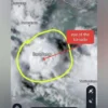 Satelit Himawari Milik Jepang Tangkap Citra Pusaran Awan Penyebab Microscale Tornado