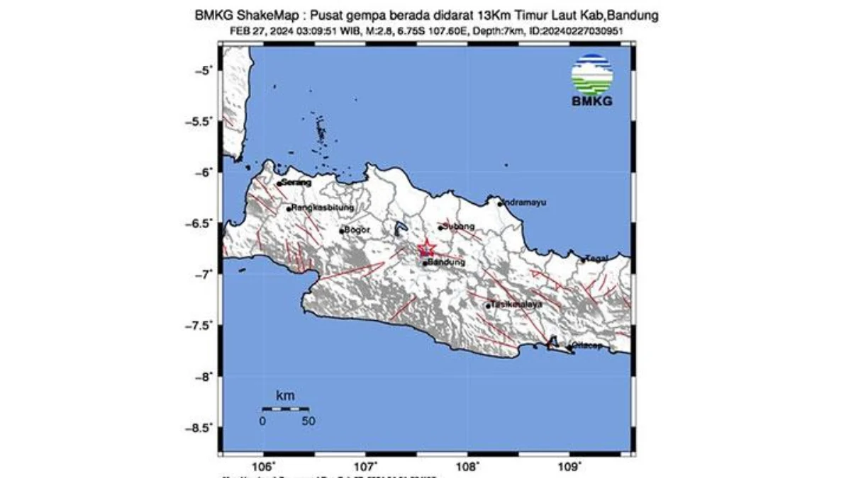 Gempa Ciater Bukan di Jalur Sesar Lembang, BMKG: Banyak Jalur Sesar Aktif di Jawa Barat Belum Terpetakan