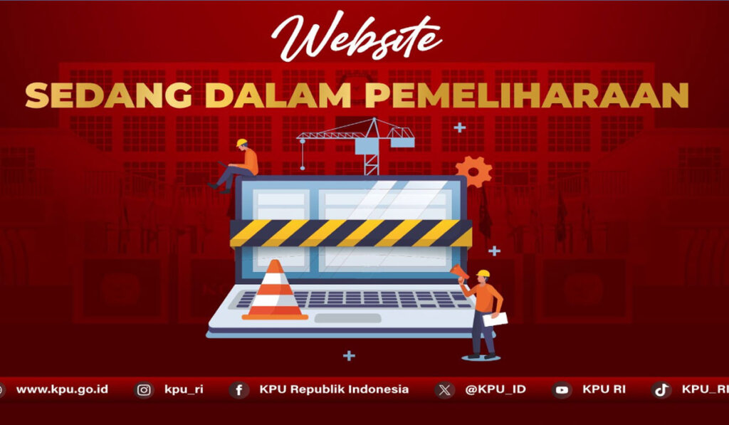 Laman Web KPU Alami Gangguan Tak Bisa Diakses pada Hari Pencoblosan