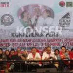 2.579 Personel Gabungan Amankan Kampanye Ganjar-Mahfud Bareng 134 Ribu 'Salam Metal' di Gelora Bung Karno,