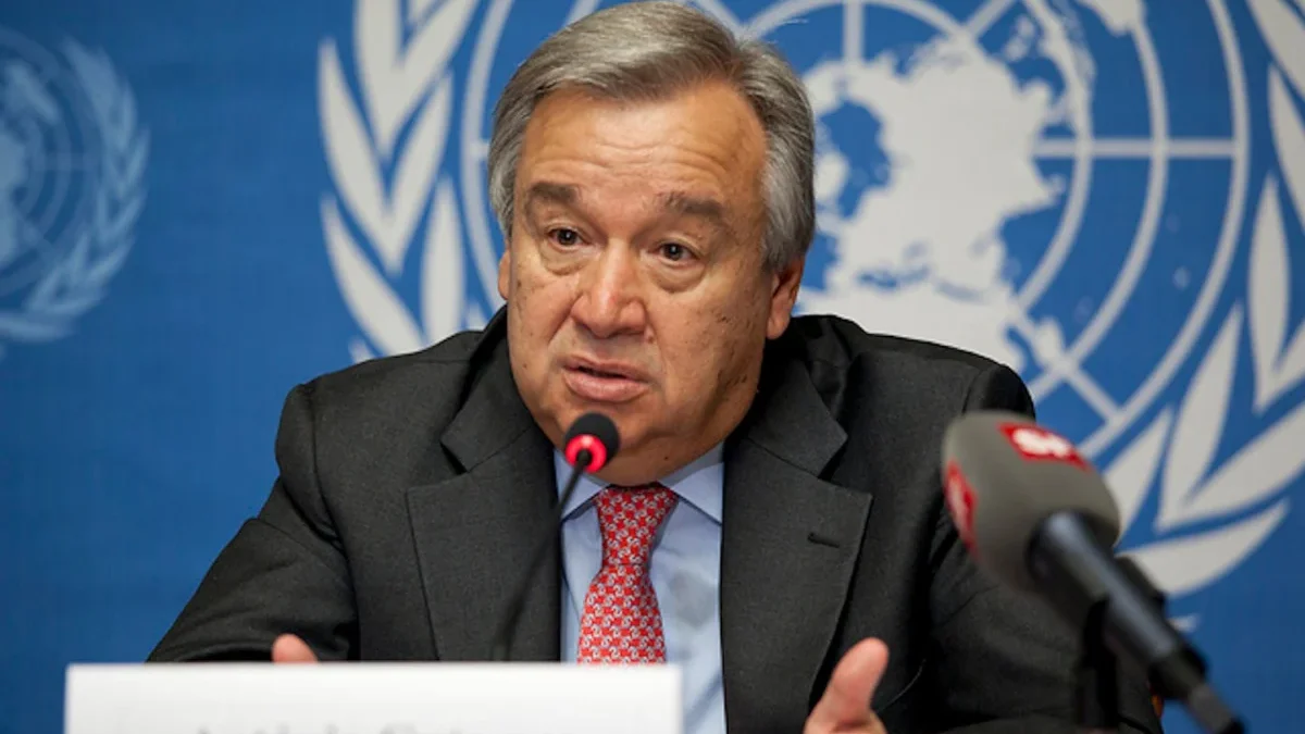 Sekretaris Jenderal PBB Antonio Guterres Ingatkan Dunia Berada di Ambang Bencana