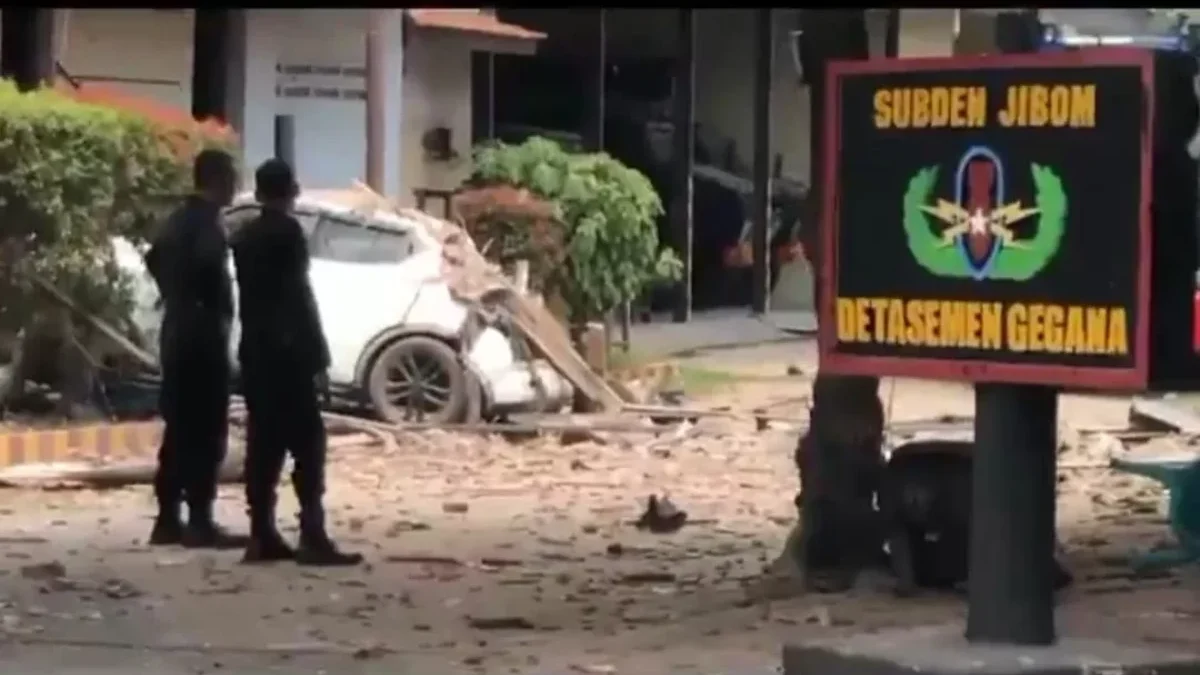 Ledakan di Markas Detasemen Gegana Satuan Brigade Mobil Kepolisian Daerah Jawa Timur