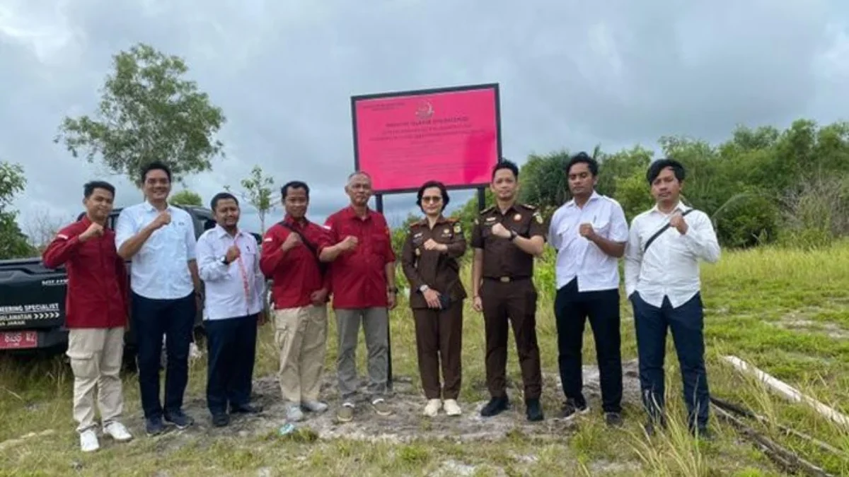 Kejagung Lakukan Penitipan Aset Hasil Sita Eksekusi Milik Heru Hidayat Terkait Kasus Korupsi PT Asuransi Jiwasraya-PT ASABRI, Seluas 1,9996 Hektare