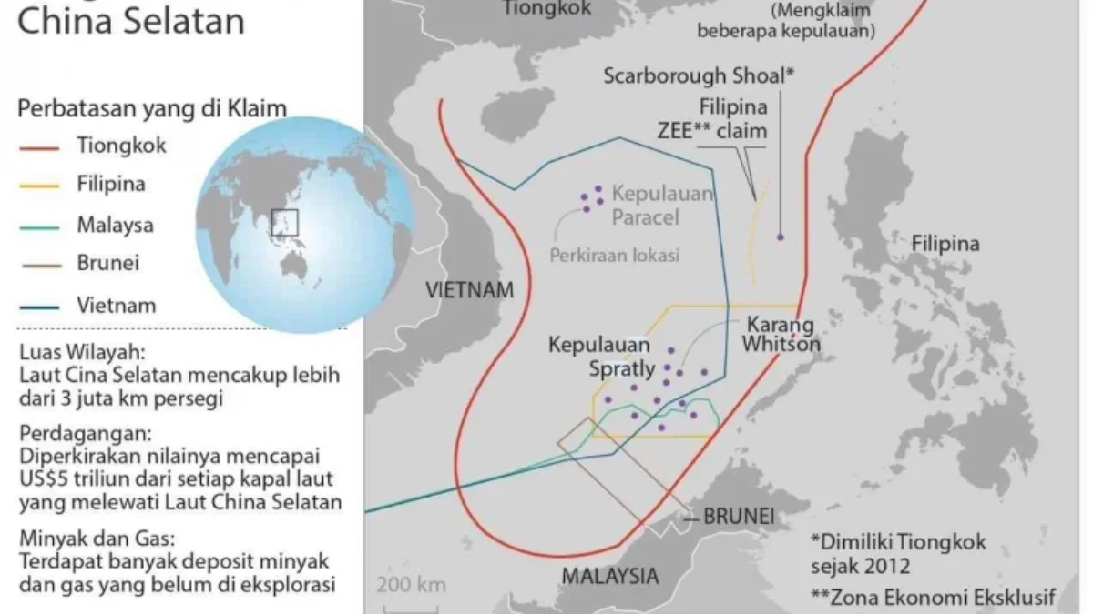 Ada 3 Masalah Terbesar di Laut Cina Selatan