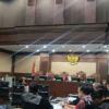 Mantan Kepala Biro Umum dan Pengadaan Sekjen Kemeterian Pertanian (Kementan), Maman Suherman saat menjalani si