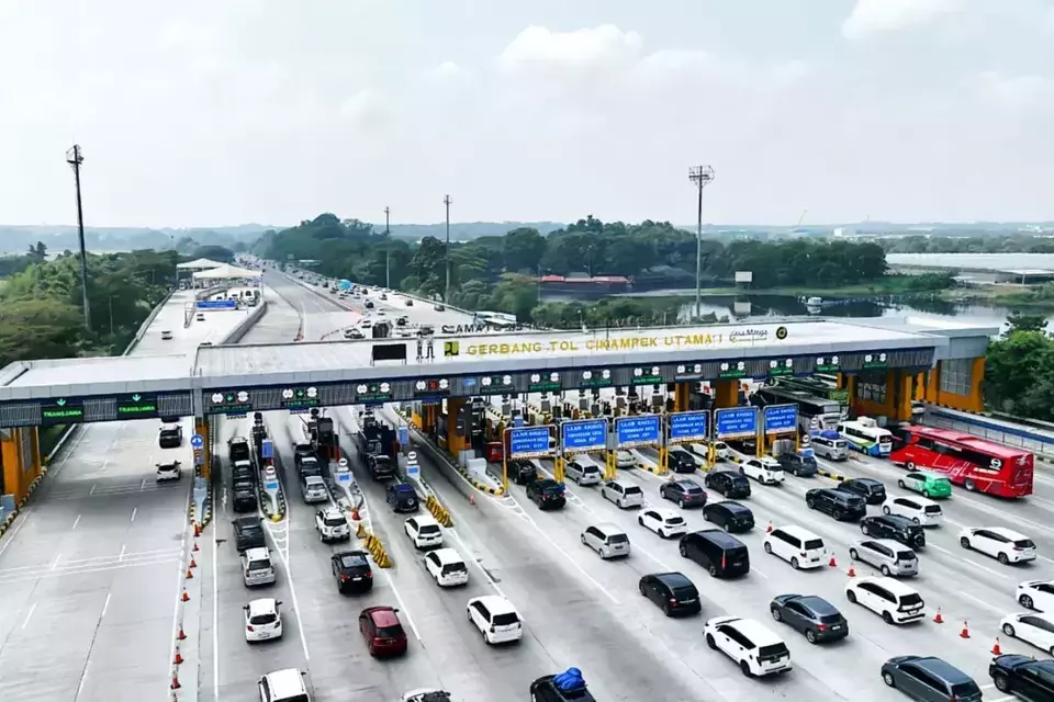 Gerbang Tol Cikampek Utama. (Dok Jasa Marga/Dok Jasa Marga)