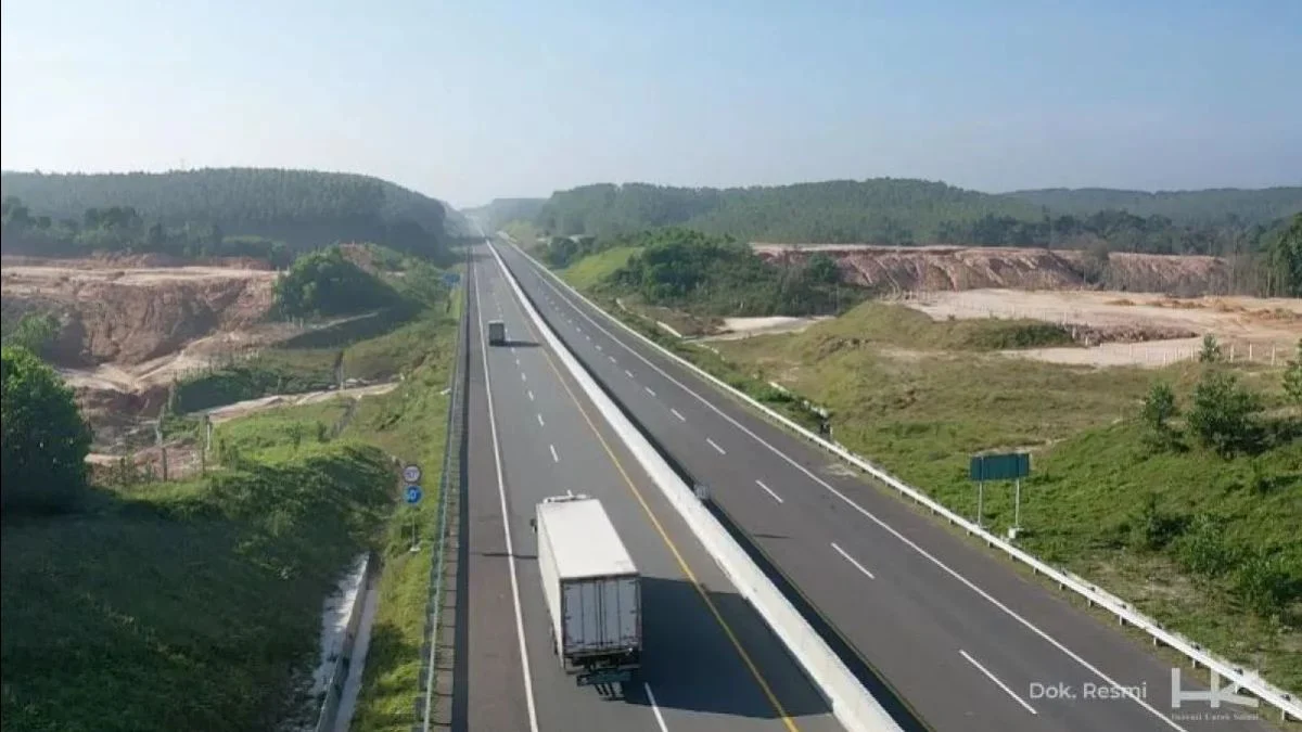 Jalan Tol Trans Sumatera Ruas Pekanbaru - Dumai. (Dok. Hutama Karya)