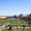 Alun-alun Naghsh-e Jahan, Isfahan, Iran.