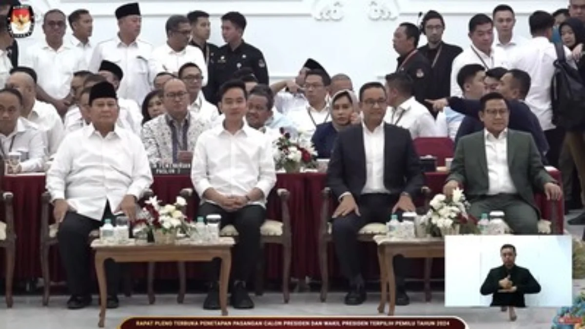 Prabowo-Gibran & Anies-Muhaimin. (Tangkapan Layar Youtube)