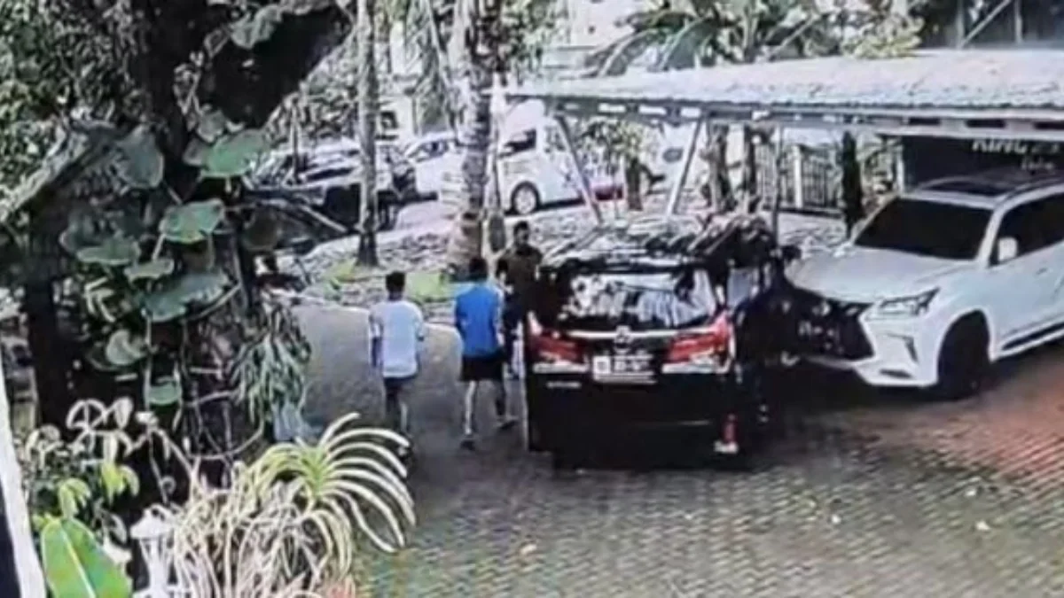 Rekaman CCTV lokasi bunuh diri Brigadir RAT (IST)