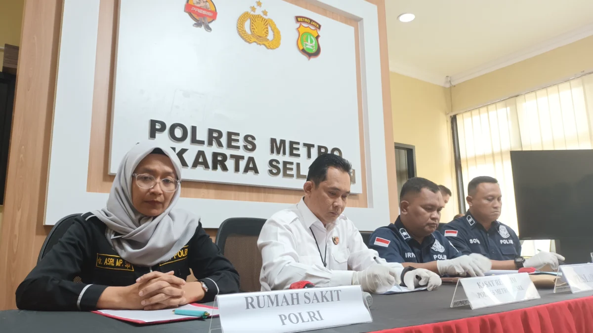 Konferensi pers penanganan perkara tewasnya Brigadir Ridhal Ali Tomi yang dipastikan penyidik Satreskrim Polre