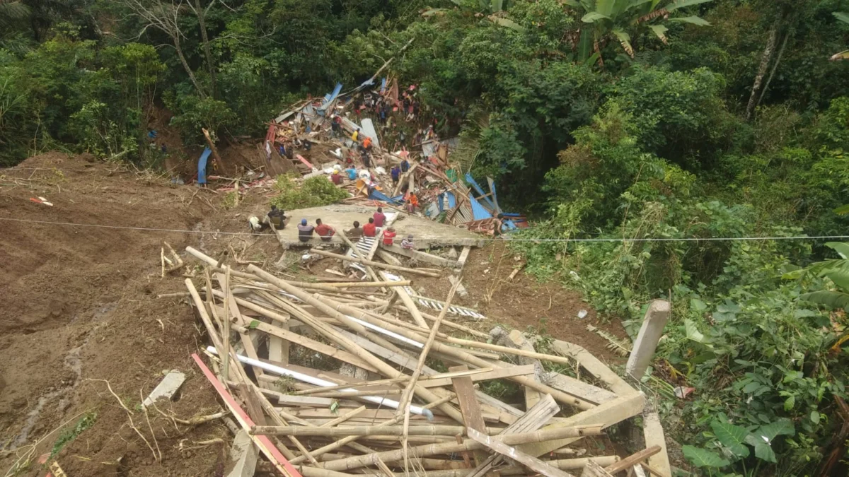 Longsor di Tana Toraja. (FOTO/dokumentasi BNPB)