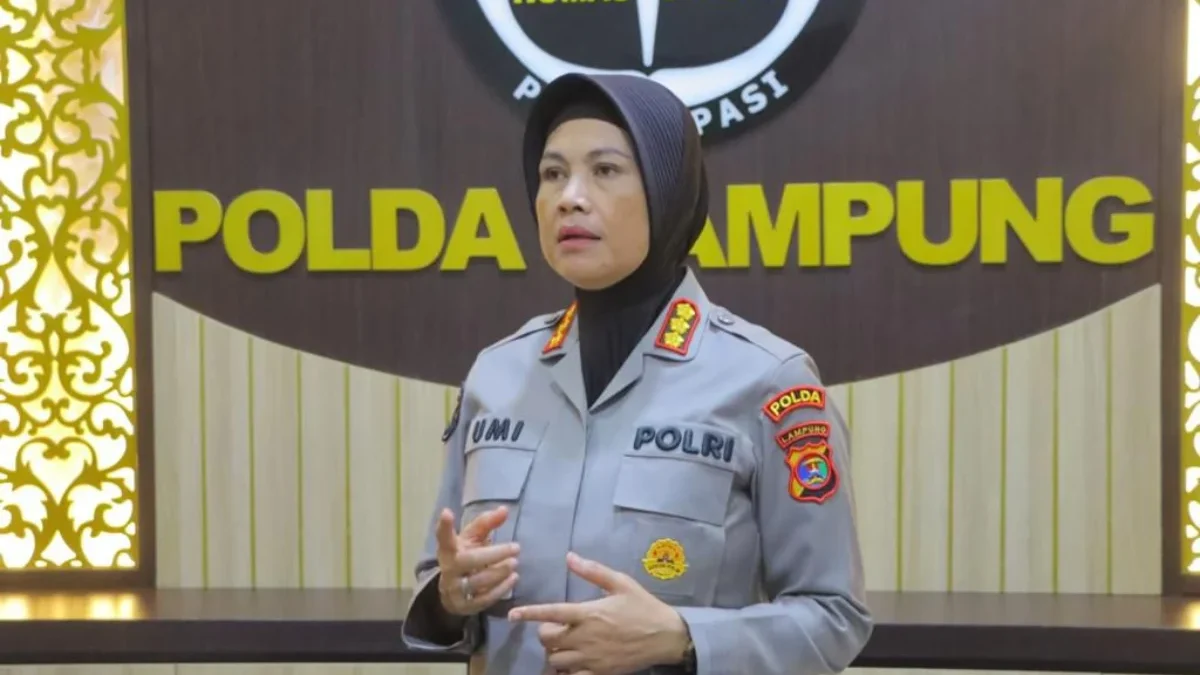 Kabid Humas Polda Lampung Kombes. Pol. Umi Fadilah Astutik (Dok, Polda Lampung)