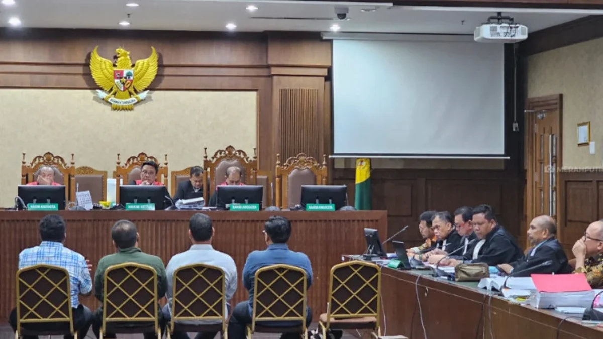 Sidang kasus yang menyeret Syahrul Yasin Limpo (MP/Ponco)