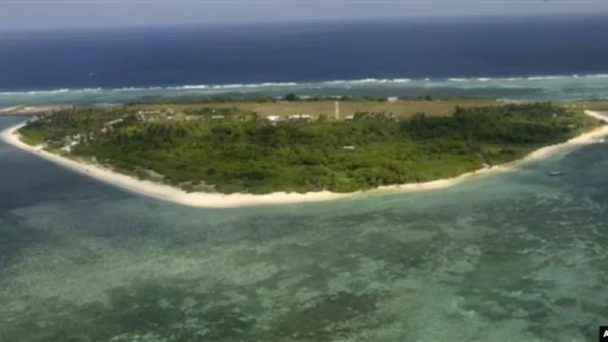 Salah satu pulau di Kepulauan Spratly di Laut Cina Selatan yang dipersengketakan China dan Filipina (foto: dok