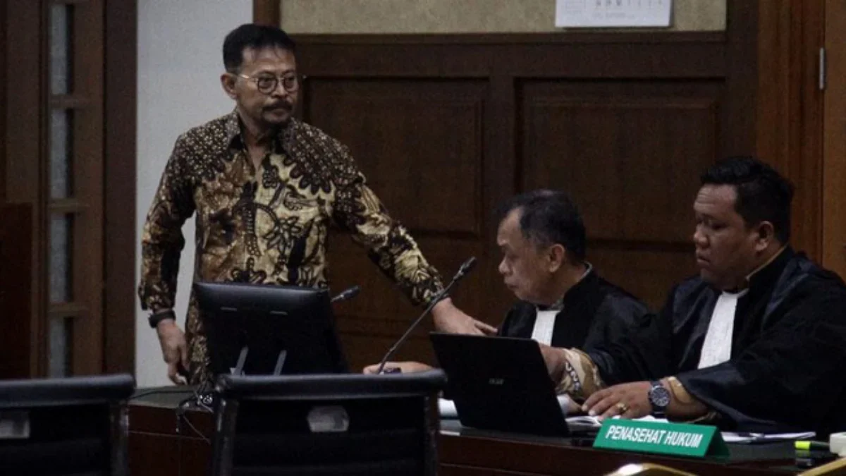 Mantan Menteri Pertanian (Mentan) Syahrul Yasin Limpo (SYL) menjalani sidang di Pengadilan Tipikor, Jakarta