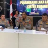 Dir Lantas Polda Jabar Kombes Pol Wibowo saat Preskon Kecelakaan Bus di Ciater Subang