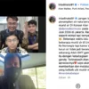 Alan Walker melakukan video call dengan Tri Adinata, guru sekolah Al-Azhar Medan, dan beberapa muridnya. (Inst