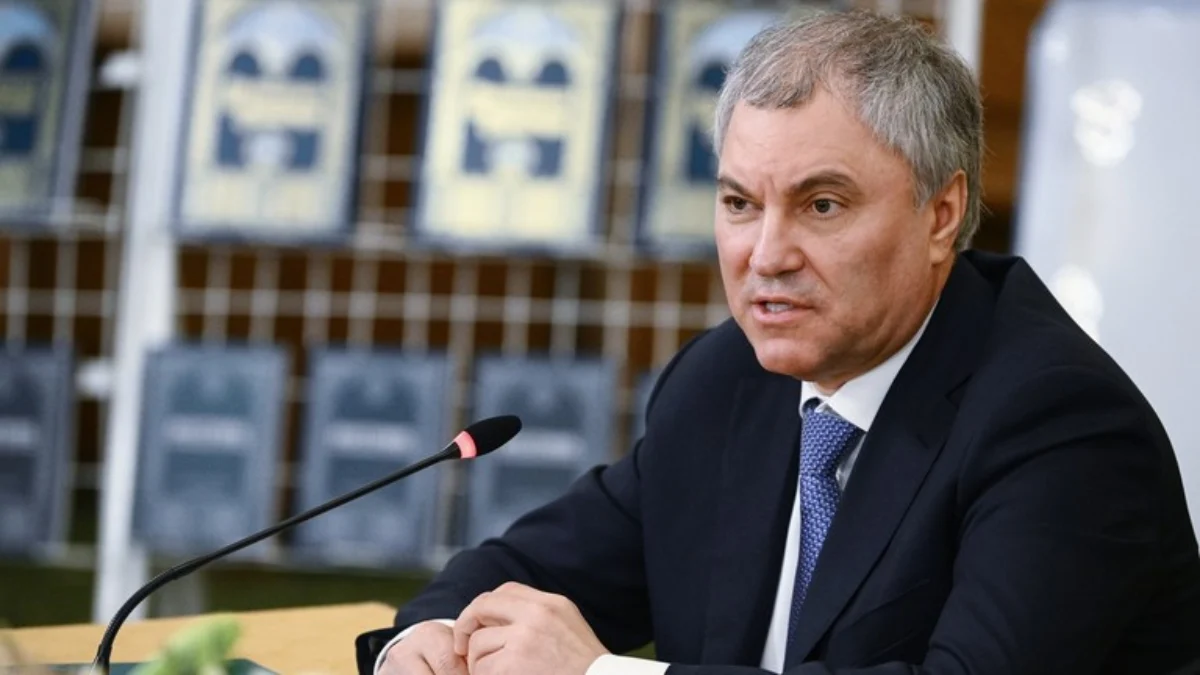 Vyacheslav Volodin, Ketua Duma Negara, majelis rendah dari Majelis Federal Rusia. (Sputnik/Alexey Maishev)