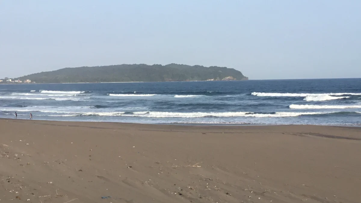 Obyek wisata Pantai Pangandaran, Jawa Barat,