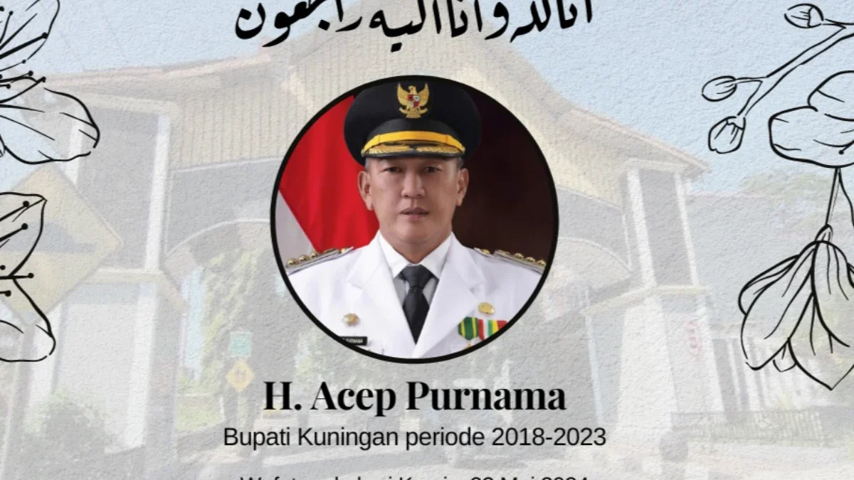 H. Acep Purnama, mantan Bupati Kabupaten Kuningan meninggal dunia pada Kamis (23/05/2024) di Rumah Sakit Imman