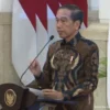 Presiden Joko Widodo (Jokowi) saat memberikan sambutan dalam SPBE Summit 2024 dan Peluncuran GovTech Indonesia