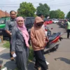 Lusiana saat mendatangi Polres Cirebon Kota