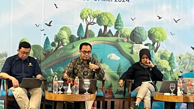 epala Pusat Kebijakan Pembiayaan Perubahan Iklim dan Multilateral Kemenkeu, Boby Wahyu Hernawan dalam Acara Me