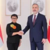 Menteri Luar Negeri RI Retno Marsudi menerima kunjungan kerja Menteri Luar Negeri Turkiye Hakan Fidan di Turki