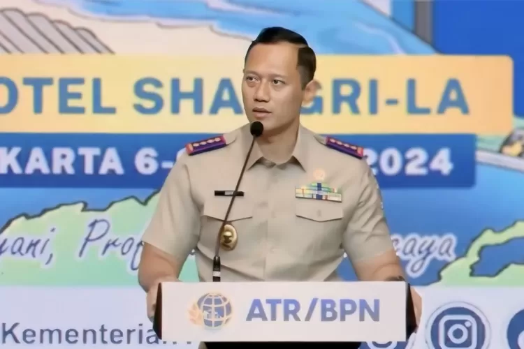 Menteri Agraria Tata Ruang /Badan Pertanahan Nasional (ATR/BPN) Agus Harimurti Yudhoyono (AHY) (Instagram AHY)